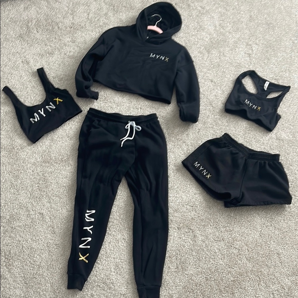 MYNX Black Activewear Set
